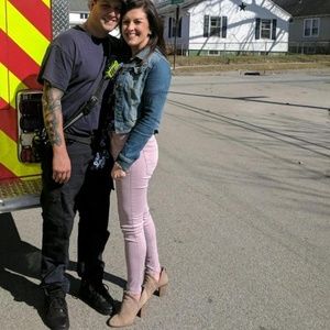 Cropped denim jacket